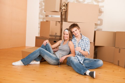Packed moving van ready for a Chelsea relocation