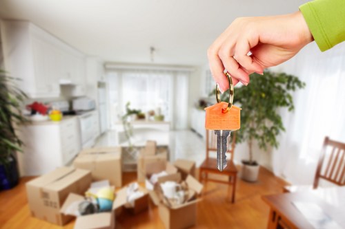 Office relocation process for Chelsea businesses with careful loading