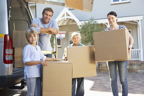 Local moving truck service near Chelsea apartments