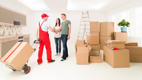 Checklist and packing supplies for a Chelsea house move