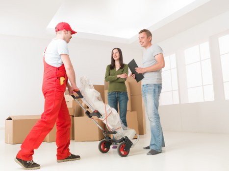 Furniture loading support for a Chelsea home removal