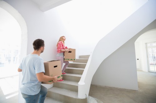 Careful loading of boxes and furniture for Chelsea removal service